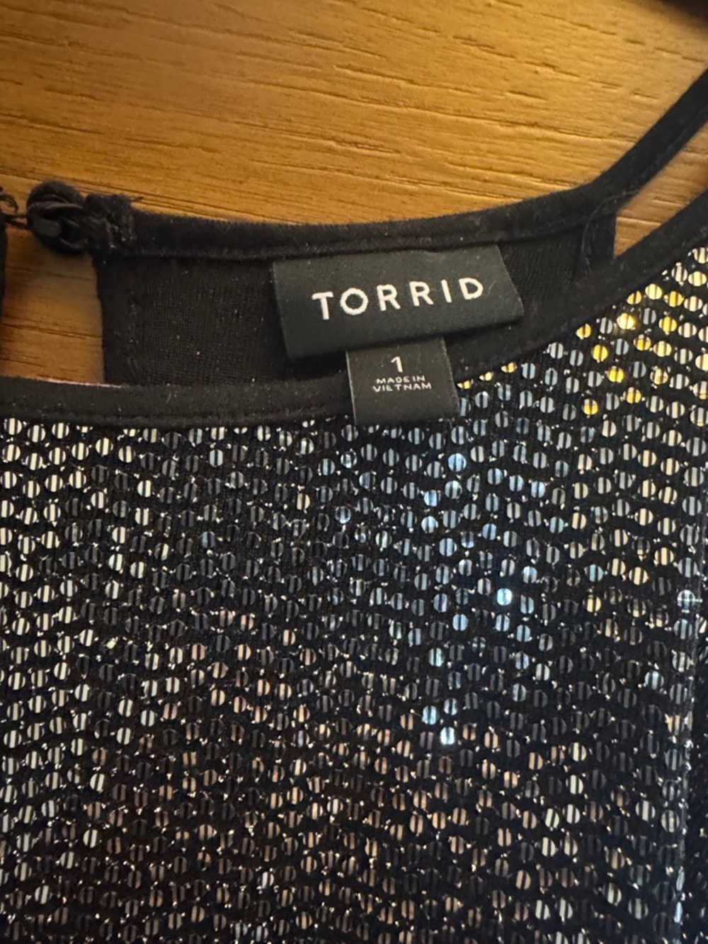 torrid Black Silver Sequin Halter Mini Dress - Picture 2 of 8